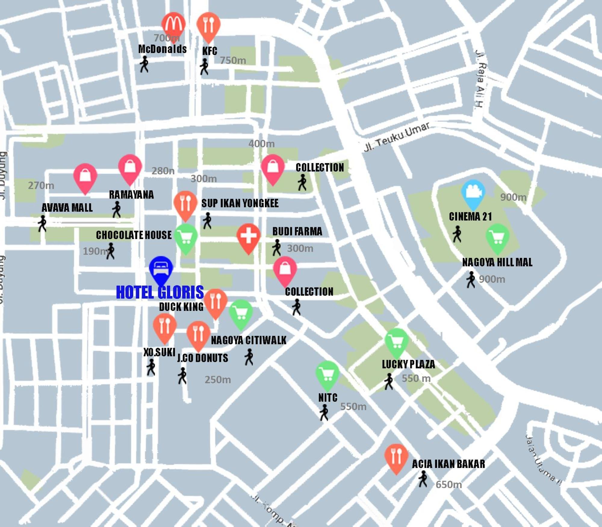 Hotel Gloris Batam Eksteriør billede